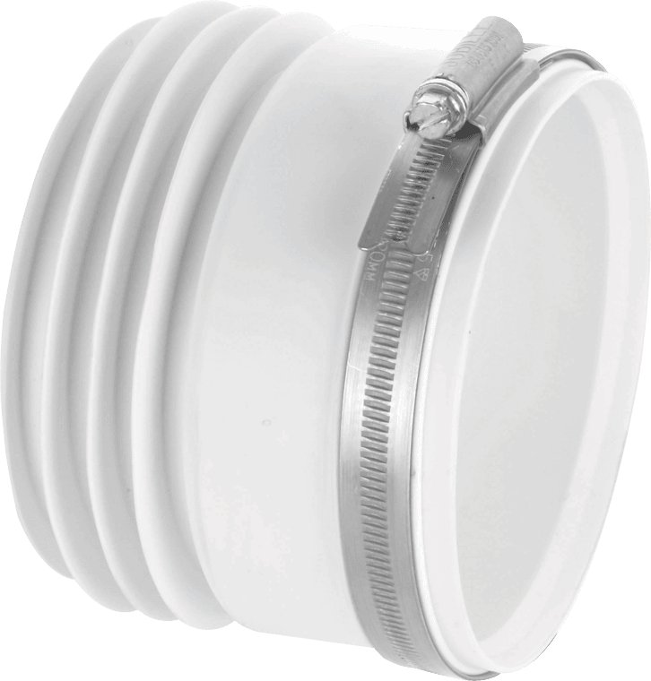 4"/110mm Straight WC Connector Hose Clip