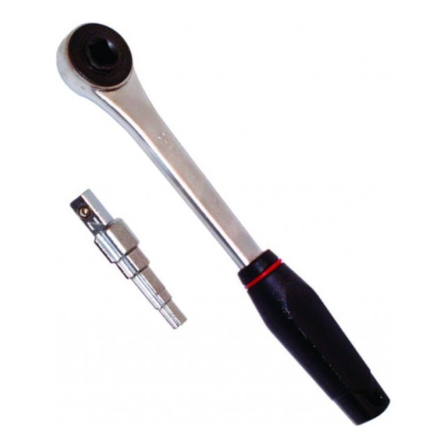 Multi Size Radiator Valve Tail Key & Ratchet