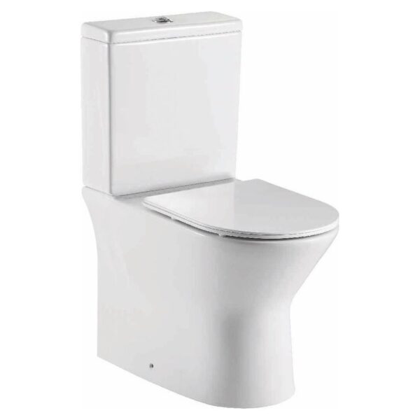 Middleton Rimless Closed Back WC Pan, Cistern & Soft Close Seat