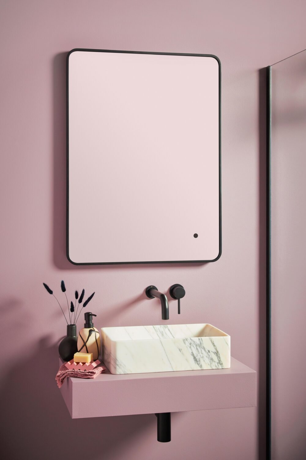 Alfie Soft Square Mirror LED 500 x 700mm