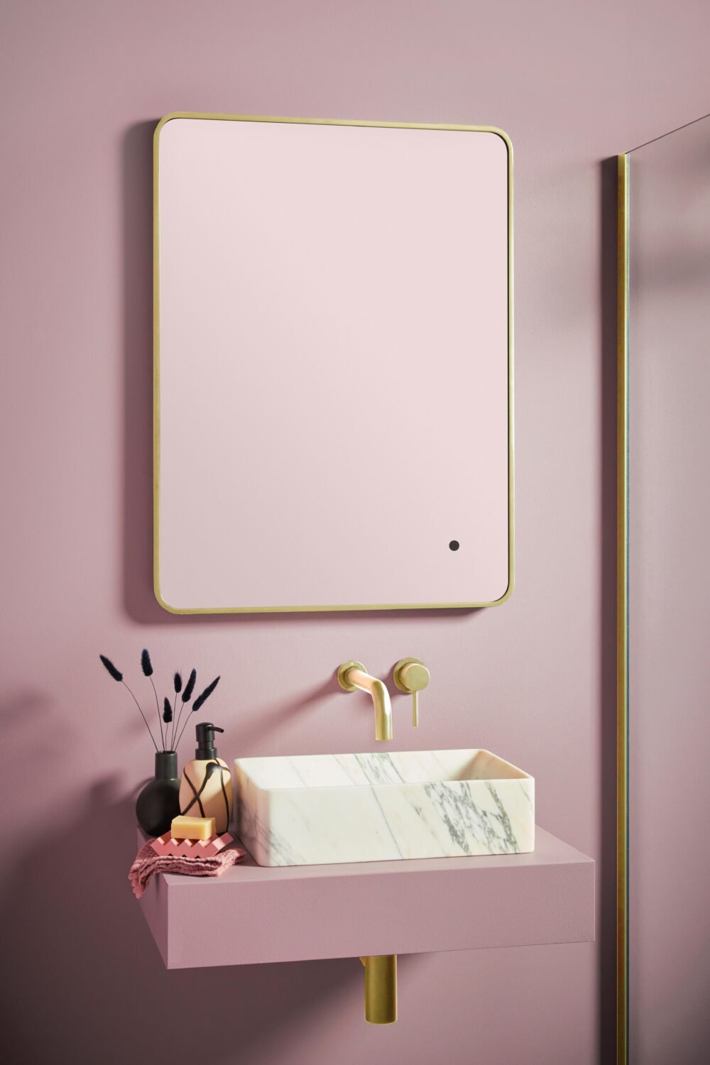 Alfie Soft Square LED Mirror 500 x 700mm