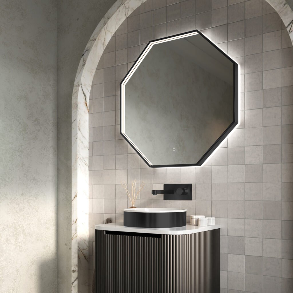 Passa Octagonal Mirror 600 x 600mm