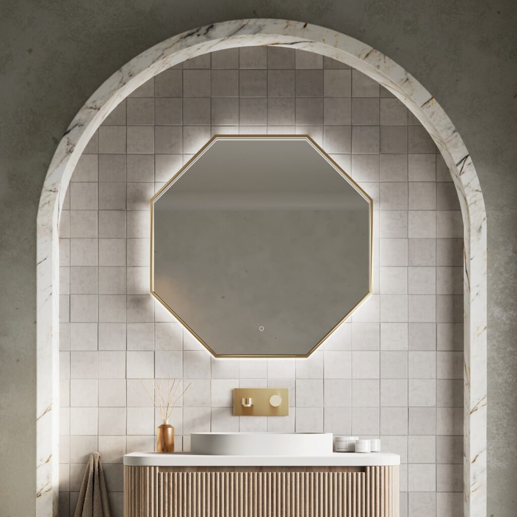 Passa Octagonal Mirror 600 x 600mm