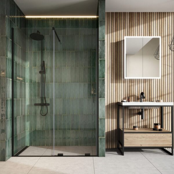 Momentum 8mm Sliding Door with Profile & Accessory Pack 1600mm