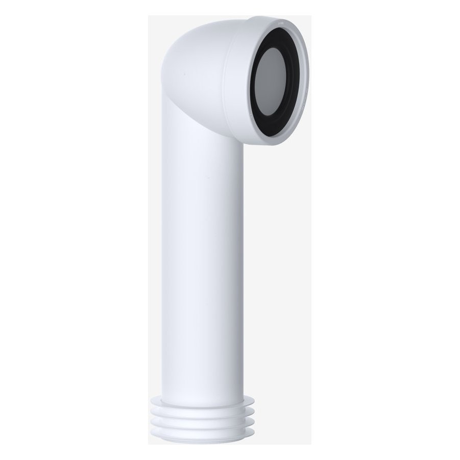 90° Bend Long Tail WC Pan Connector