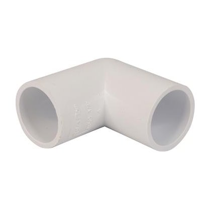Overflow Solvent Weld 90° Bend 21.5mm
