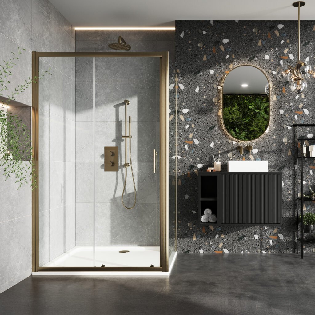 Korra 1200mm Sliding Shower Door