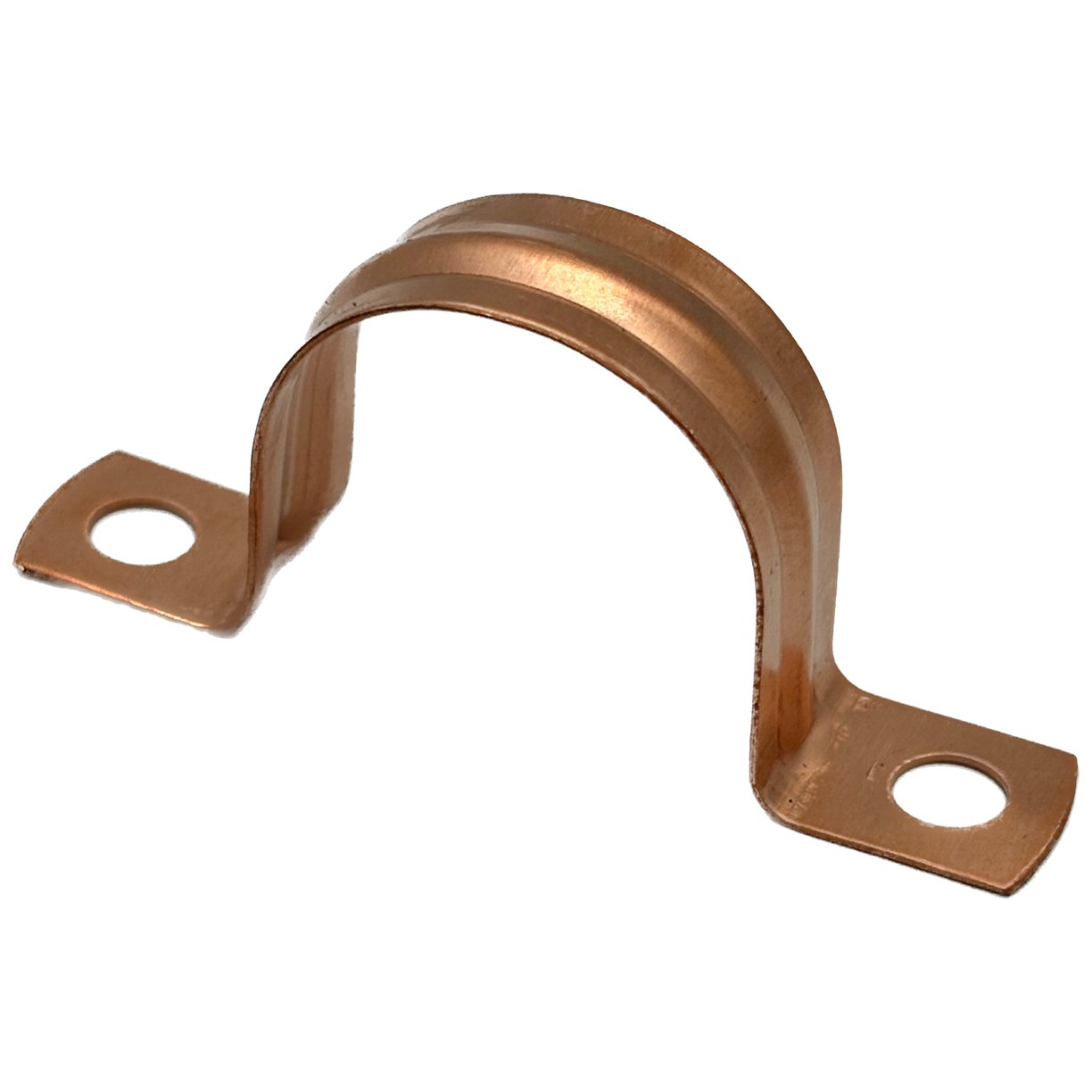 Copper Saddle Clips 22mm (Pack of 10 - Sold In Singles)