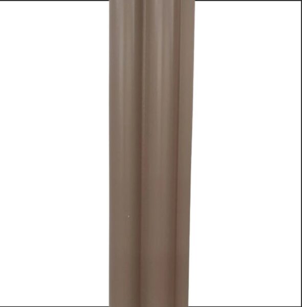 12mm Affogato Brown Water Resistant Fluted Slatwall Left Trim - 2.6m x 37mm
