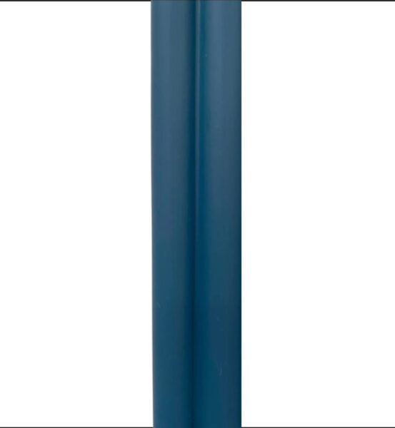12mm Midnight Blue Water Resistant Fluted Slatwall Right Trim - 2.6m x 42mm