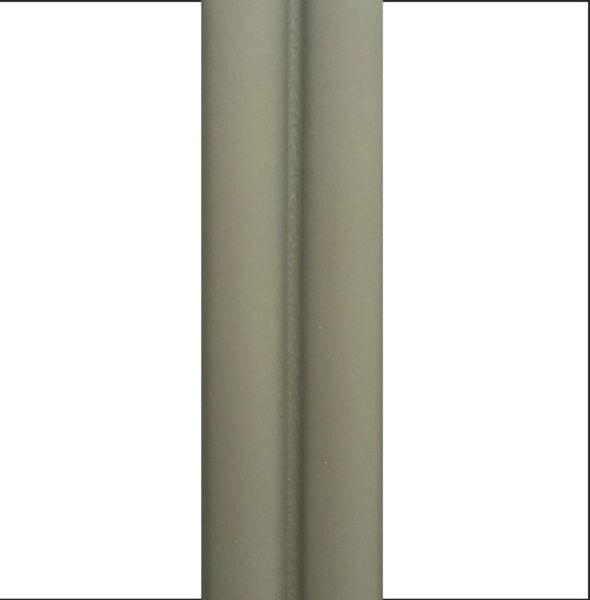12mm Olive Green Water Resistant Fluted Slatwall Right Trim - 2.6m x 42mm