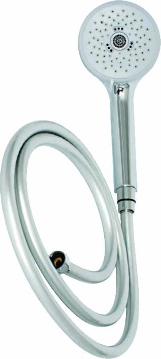 Multi-Function Round Shower Handset & Smooth Hose