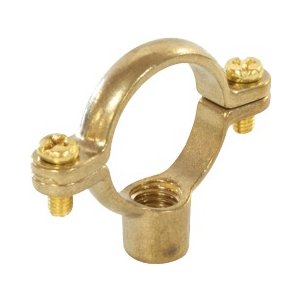 Cast Brass Single Pipe Ring 22mm (Pack of 10 - Sold In Singles)