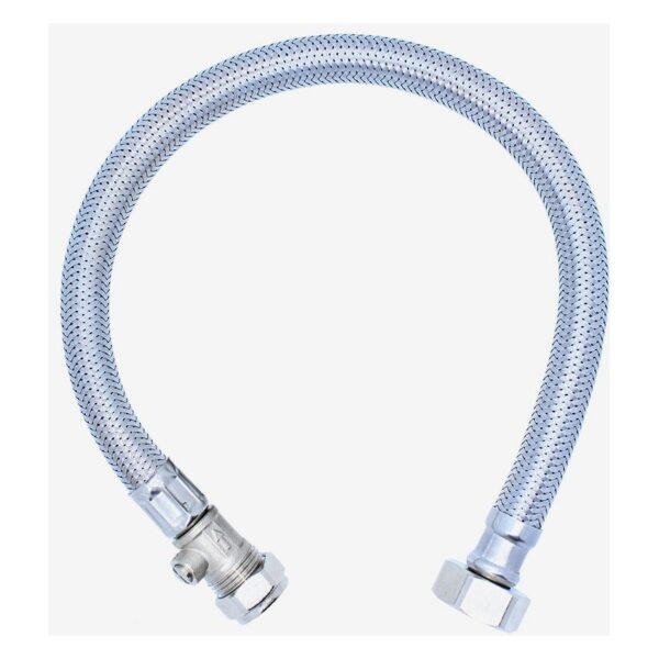 ¾" x 15mm ISO - 500mm Flexible Hose