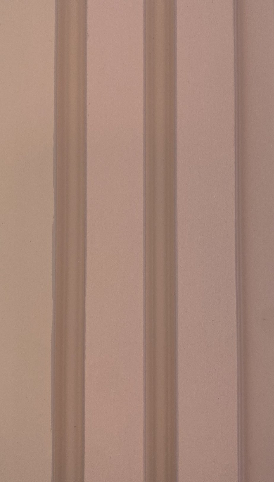 12mm Dusty Pink Water Resistant Slatwall - 2.6m x 122mm