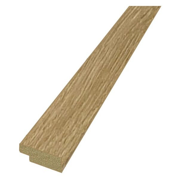 12mm Pure Natural Oak Water Resistant Slatwall Right Trim - 2.6m x 26mm