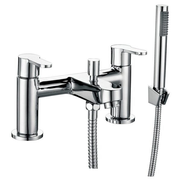 Favour Bath Shower Mixer with Shower Kit & Wall Bracket