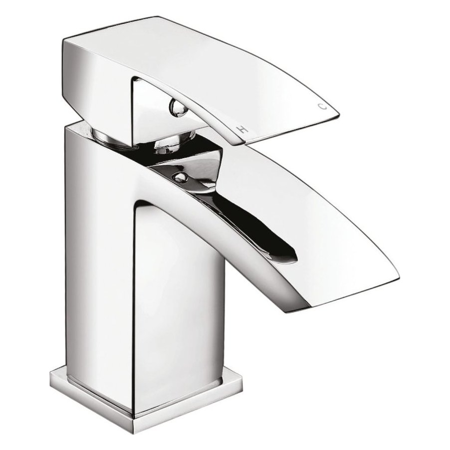Descent Cloakroom Mono Basin Mixer & Push Waste