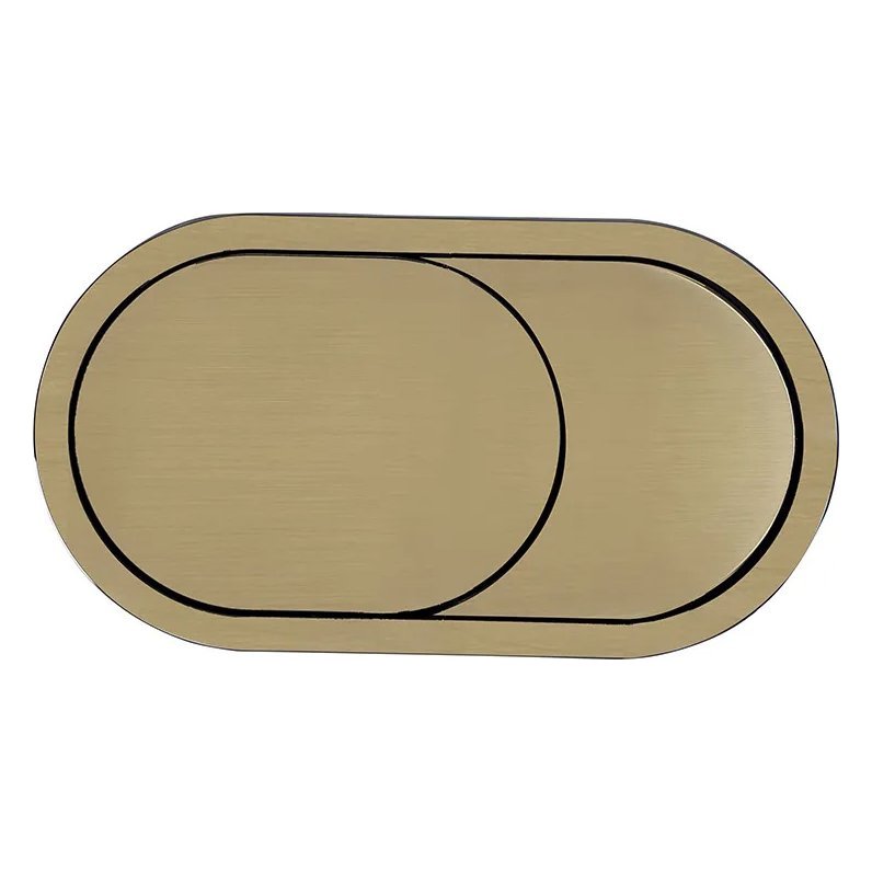 Oval Flush Button