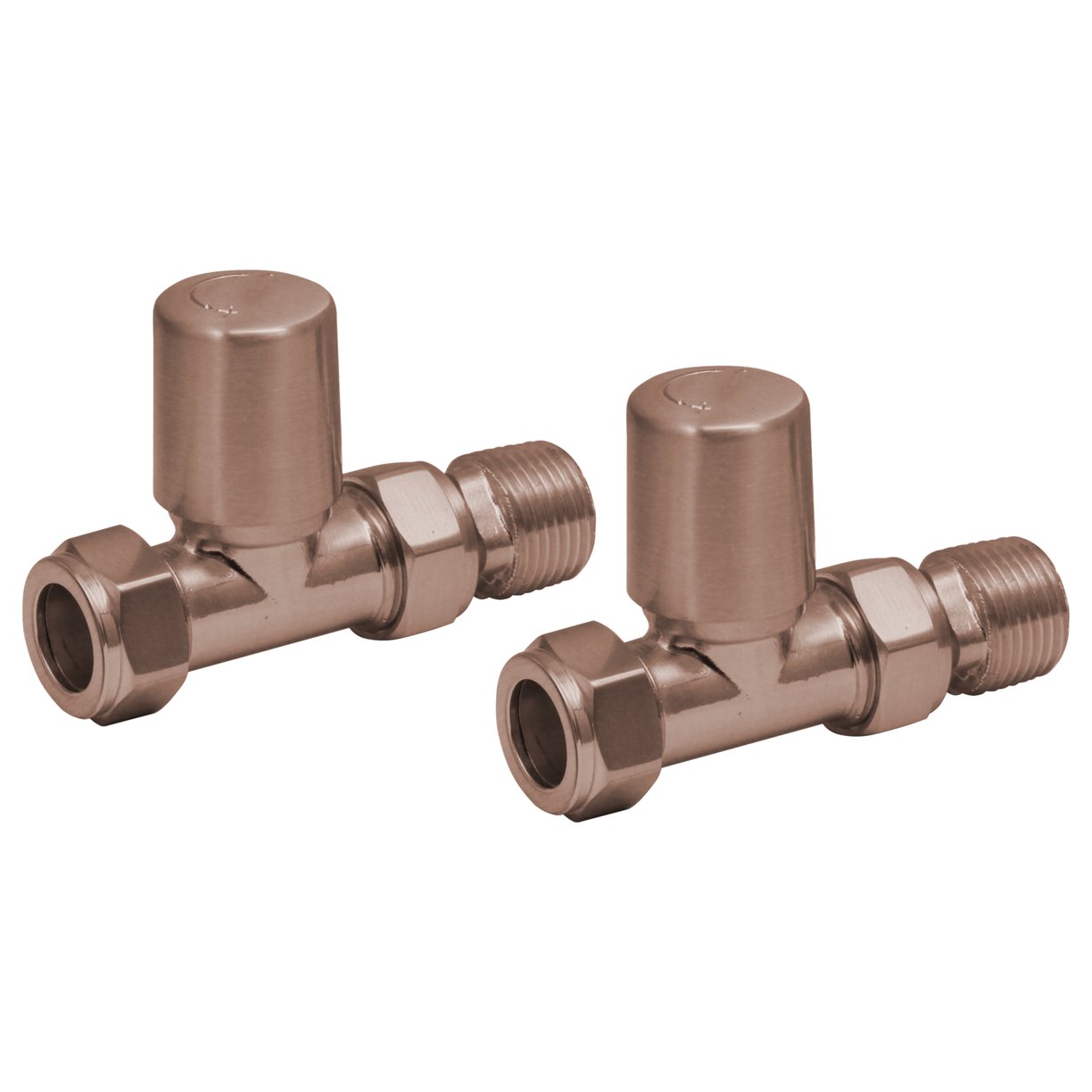 Radiator Valve Straight 15mm (Pair)
