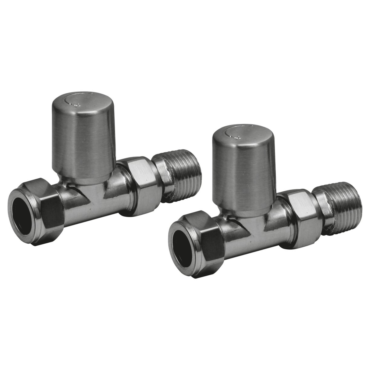 Radiator Valve Straight 15mm (Pair)