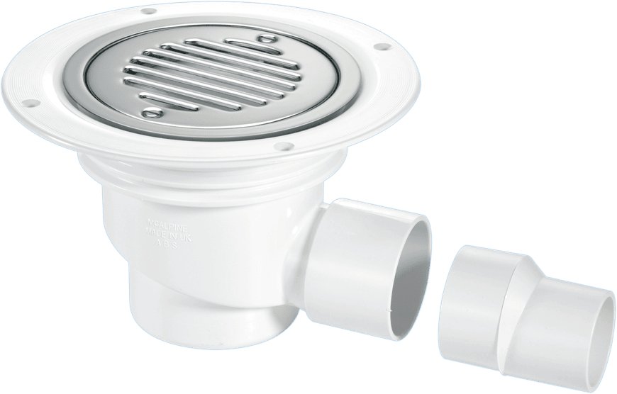75mm Seal Gully Stainless Steelteel Grate 2" Horizontal Outlet