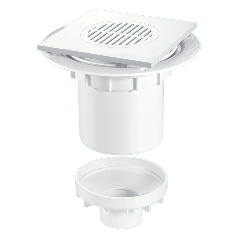 TSG Vertical 75mm Wht/Tile Floor