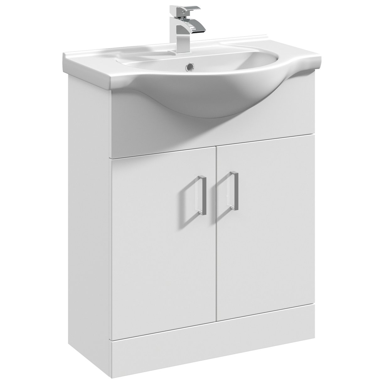 Mayford 650mm Floor Standing Vanity Unit & Ceramic Basin