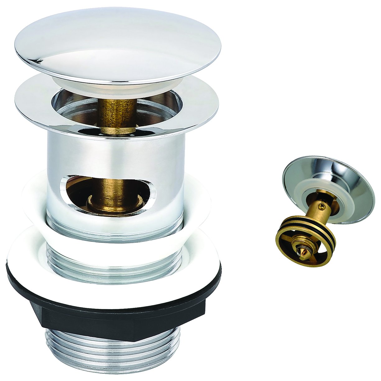 Round Dome Slotted Sprung Basin Waste