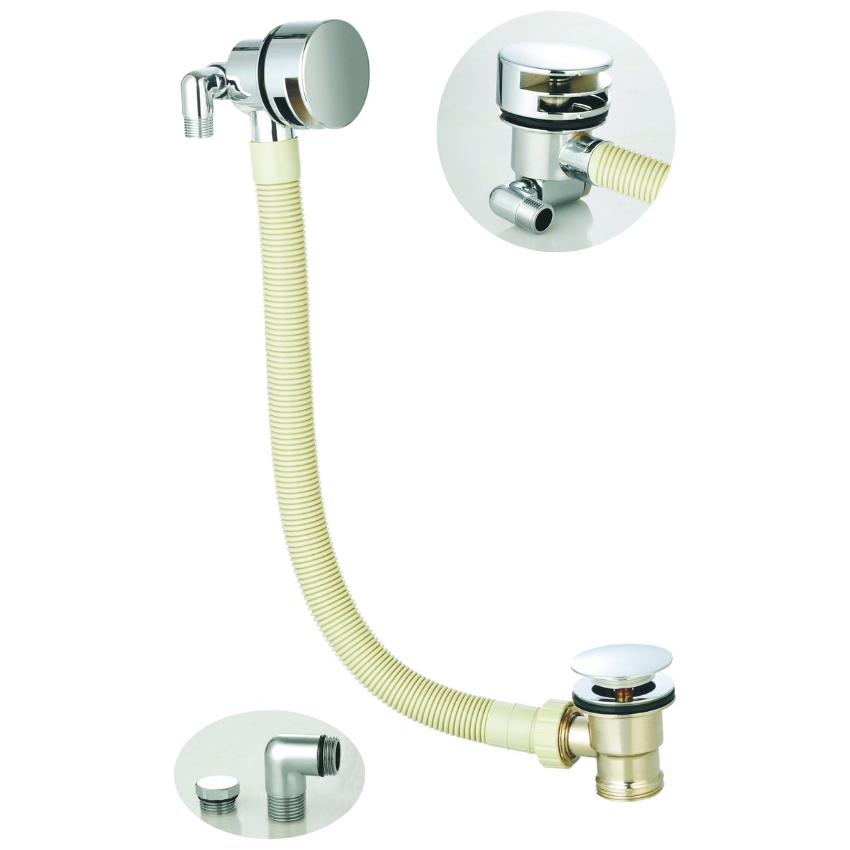 Overflow Bath Filler with Waste