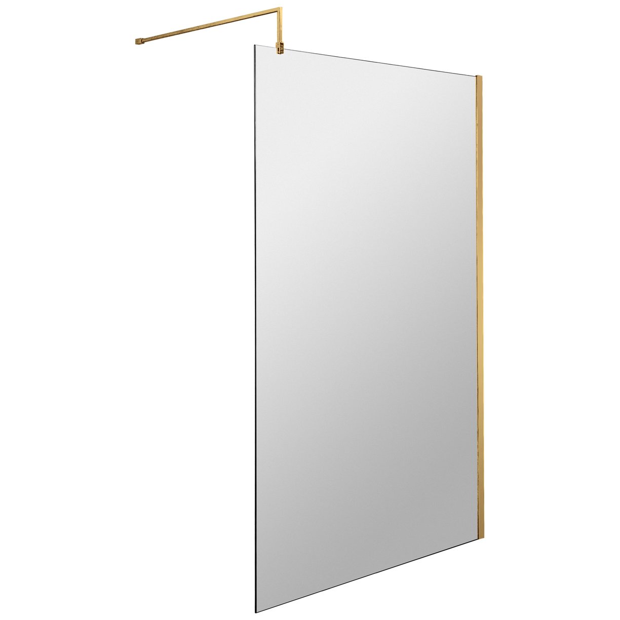8mm Wetroom Screen With Support Bar 1000mm