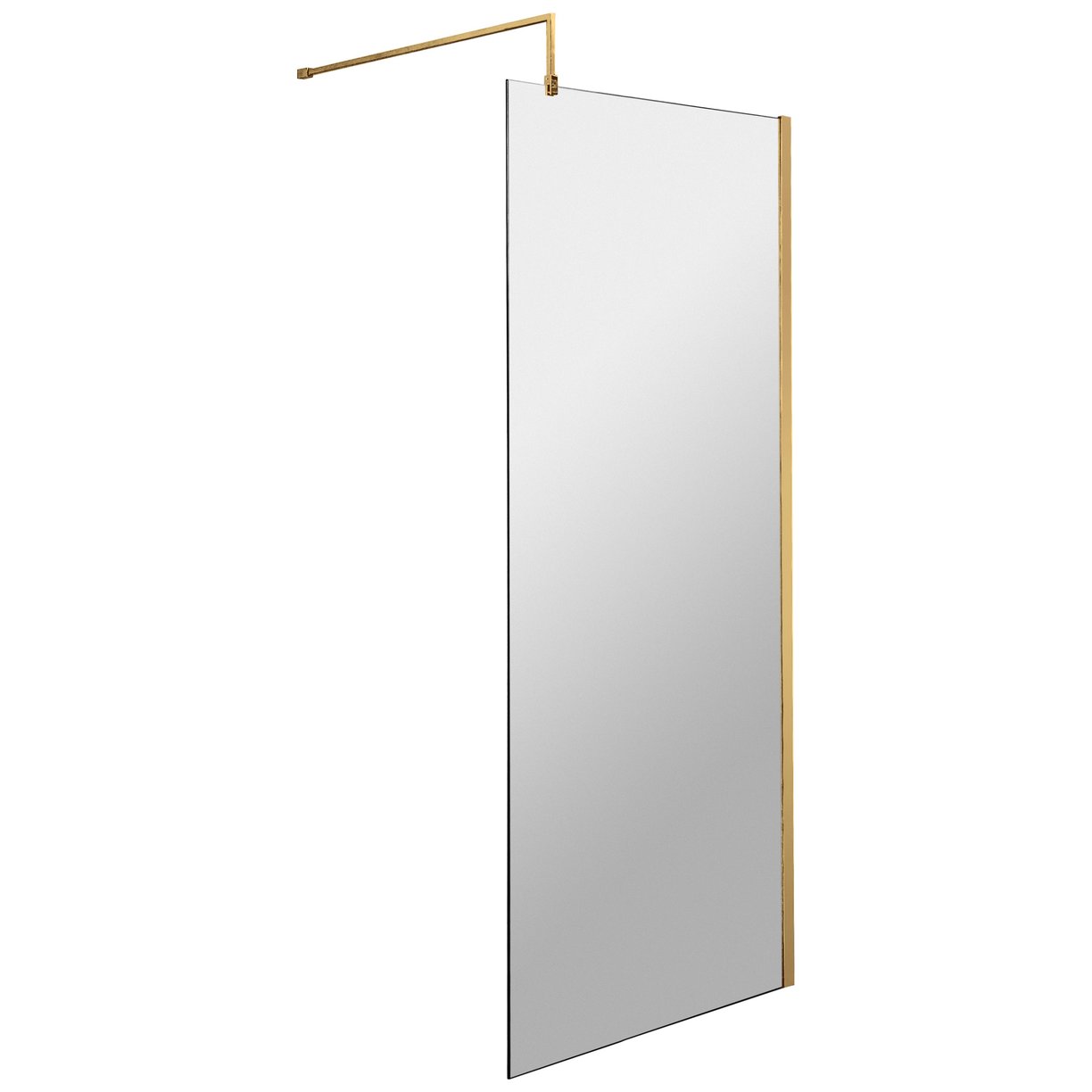 8mm Wetroom Screen With Support Bar 760mm