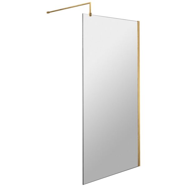 8mm Wetroom Screen With Support Bar 800mm